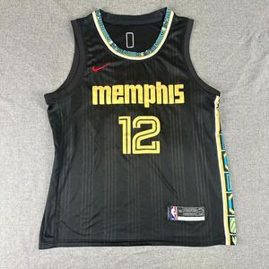 Nike Swingman Jersey Men's 48 Black Ja Morant NBA Memphis Grizzlies City Edition
